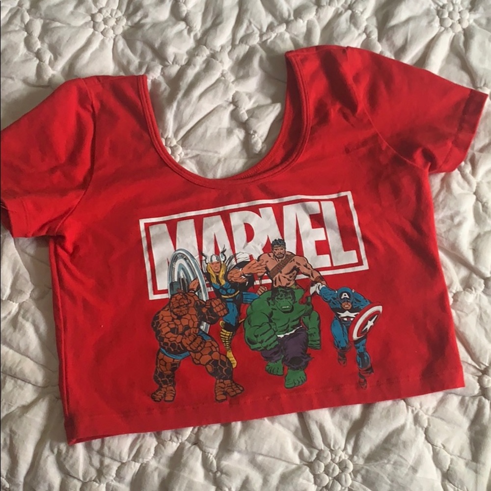 Marvel crop top